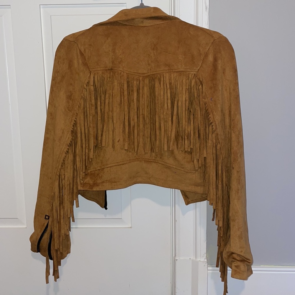 fringed jacket from LF